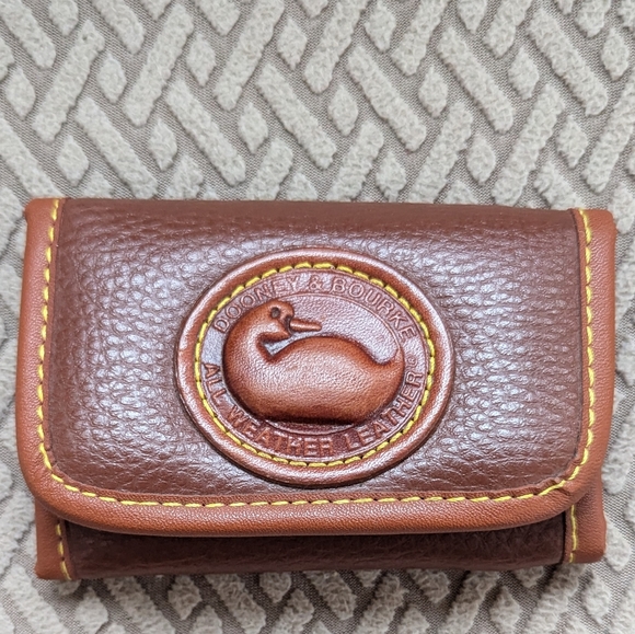 Dooney & Bourke Handbags - DOONEY & BOURKE All Weather Leather Tri Fold Wallet, EUC